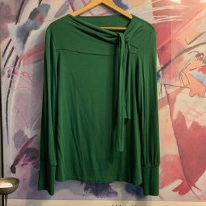 THE LIMITED Top Unique Tie Detail Size M